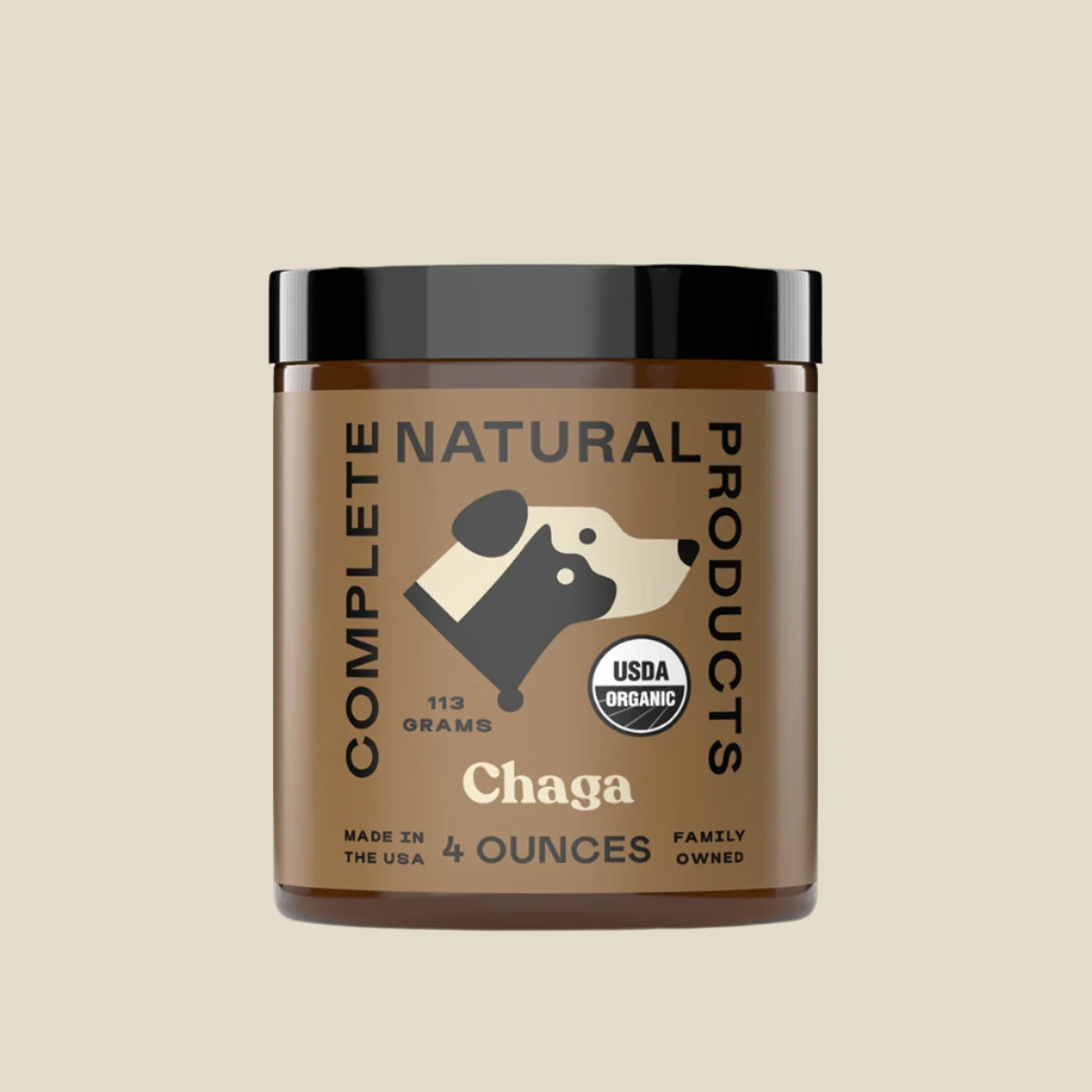 Organic Chaga Mushroom Powder For Dogs and Cats