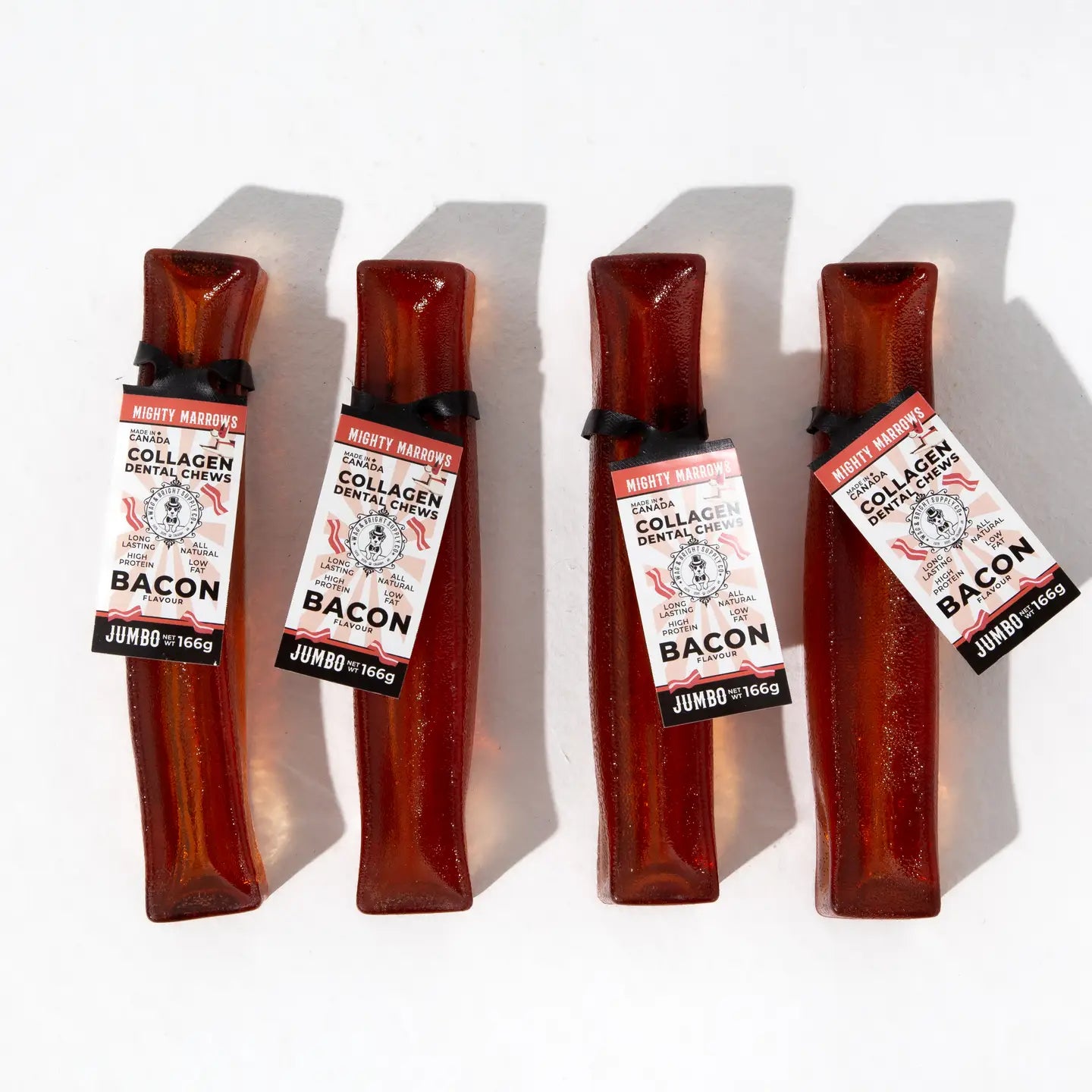 Mighty Marrows Collagen Dental Chew - Bacon