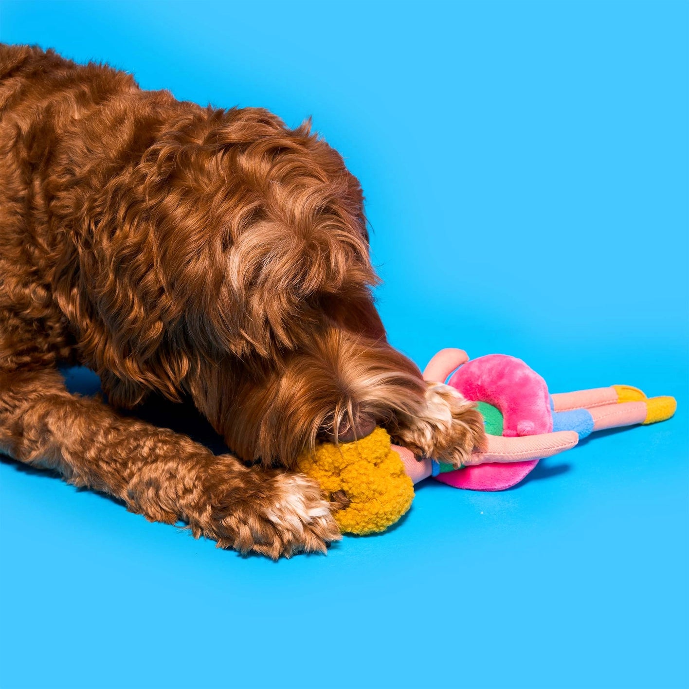 The Furry Folks Flamingo Hooman Nosework Toy