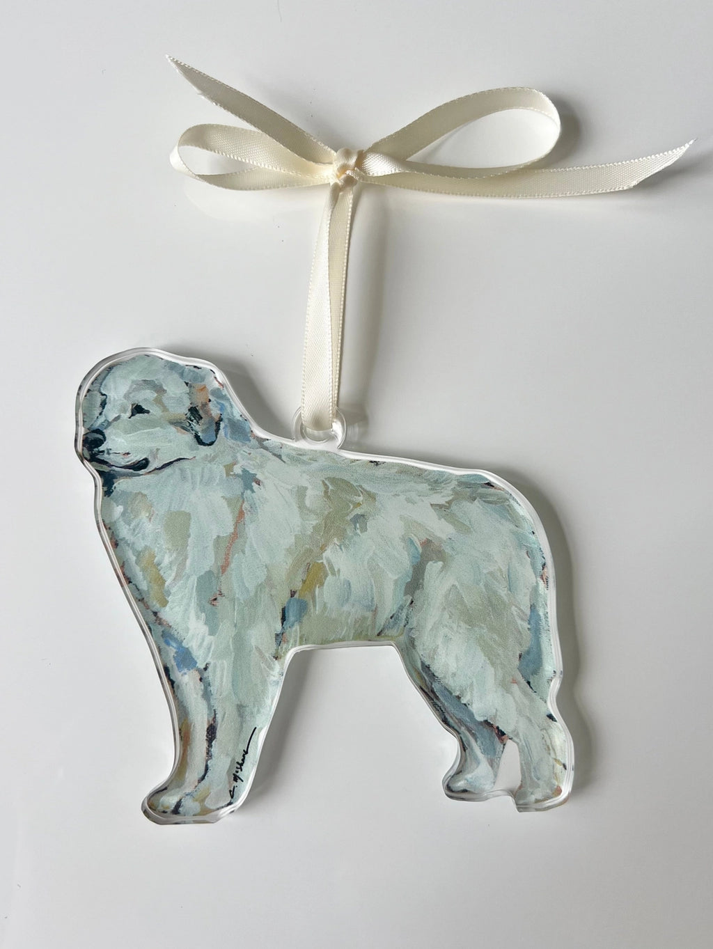 Chelsea McShane Dog Ornament