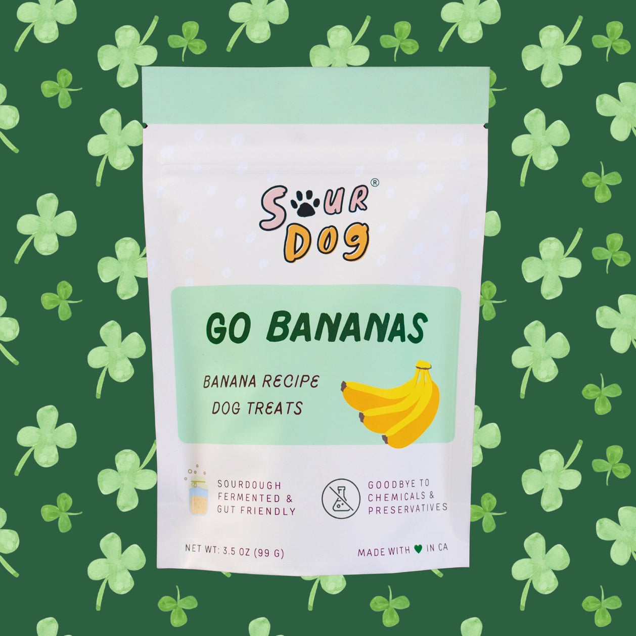 Sour Dog Go Bananas - Banana Sourdough Dog Treats