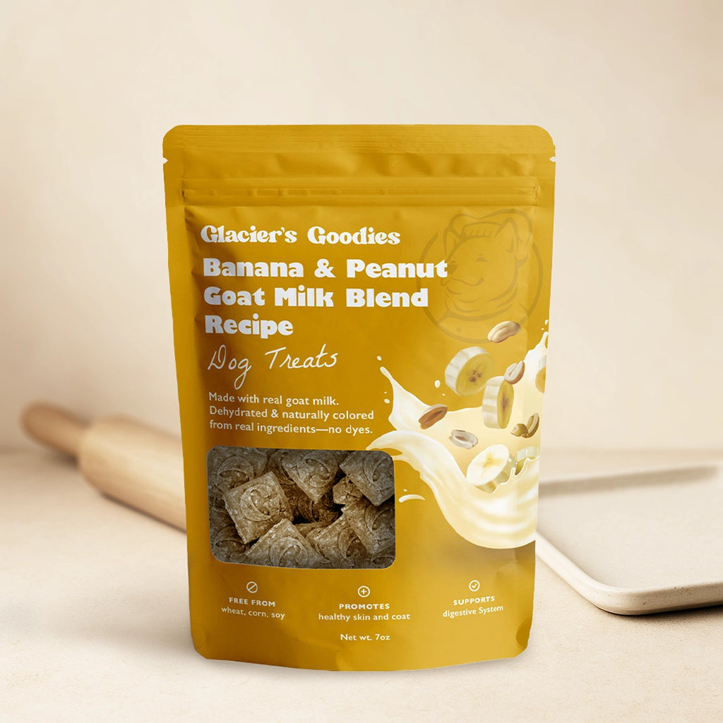 Glacier's Goodies Goat Milk Dog Treats – Banana & Peanut
