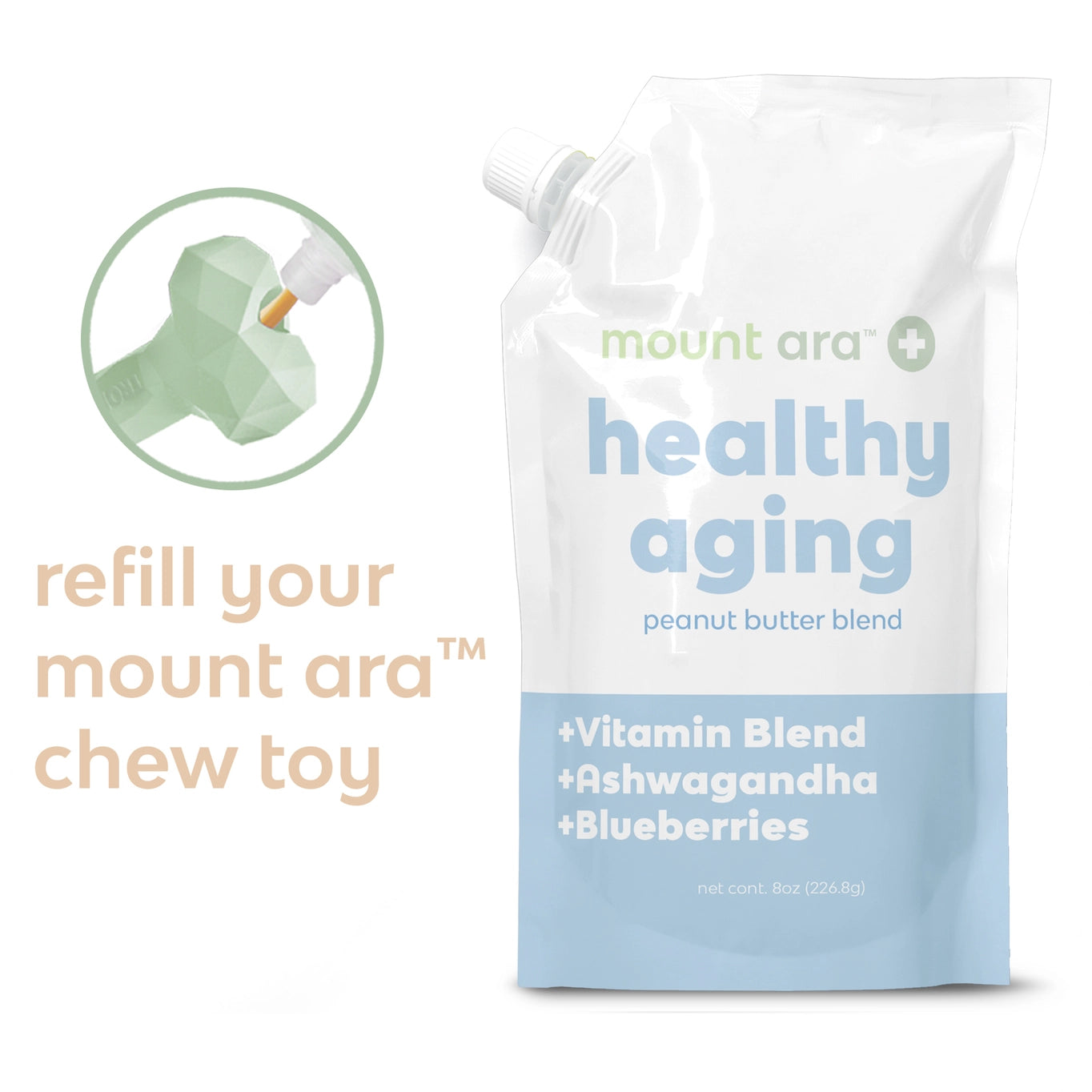 Mount Ara Functional Peanut Butter For Aging Dogs