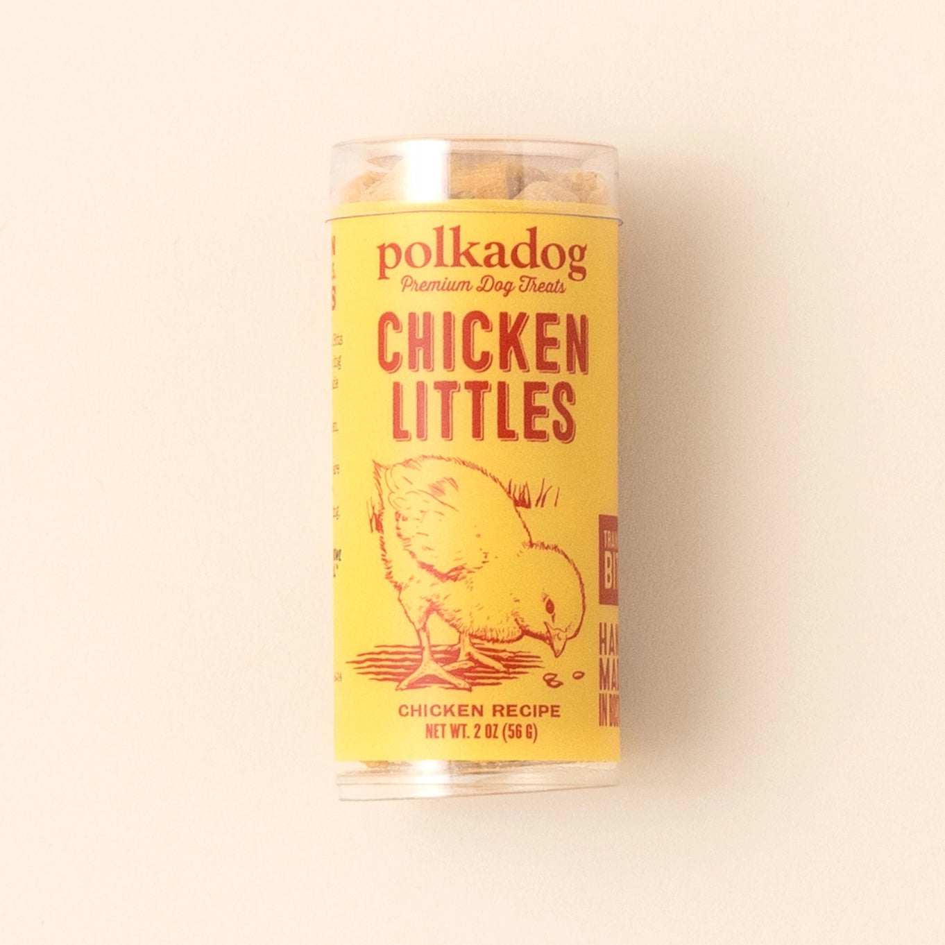 Polka Dog Mini Tube: Chicken Littles Dog Treats