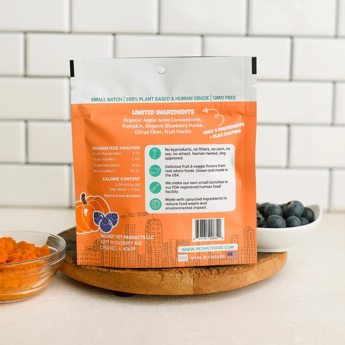 Petipet Pumpkin Treats - Vegan
