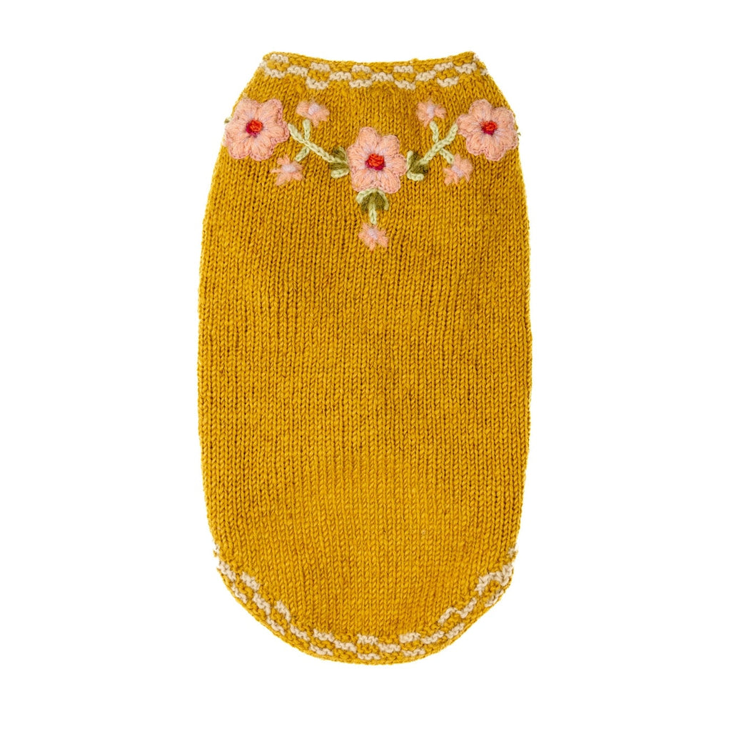 Eileen Dog Sweater - Mustard