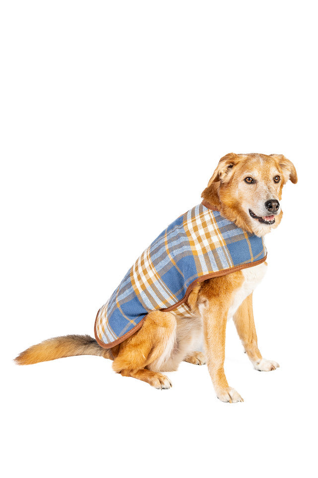 Chilly Dog Western Plaid Dog Coat