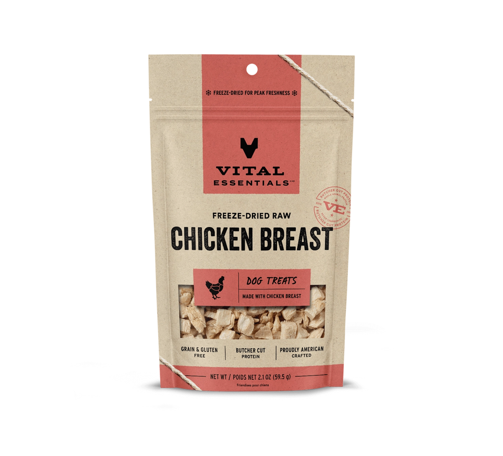 Vital Essentials Chicken Breast Fd Dog Treats 2.1 oz