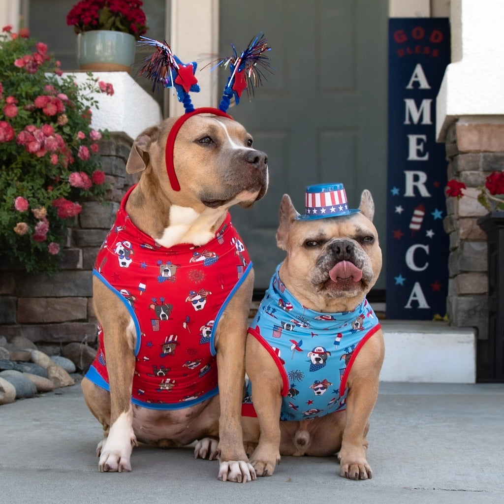 Pittie Clothing Co. Sploots & Sparklers Muscle Tee
