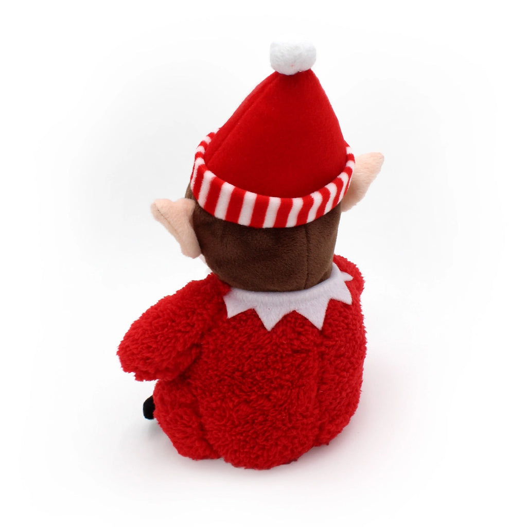 Holiday Cheeky Chumz - Red Elf - Christmas Dog Toy