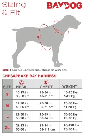Baydog Chesapeake Bay Dog Harness