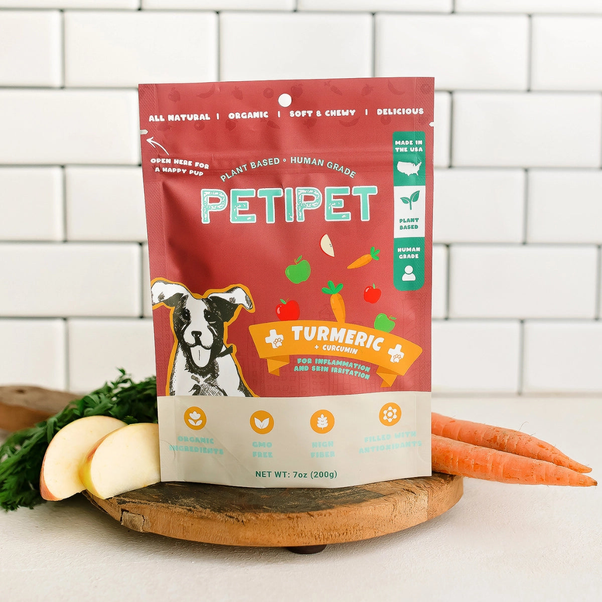 Petipet Turmeric Functional Treats - Vegan