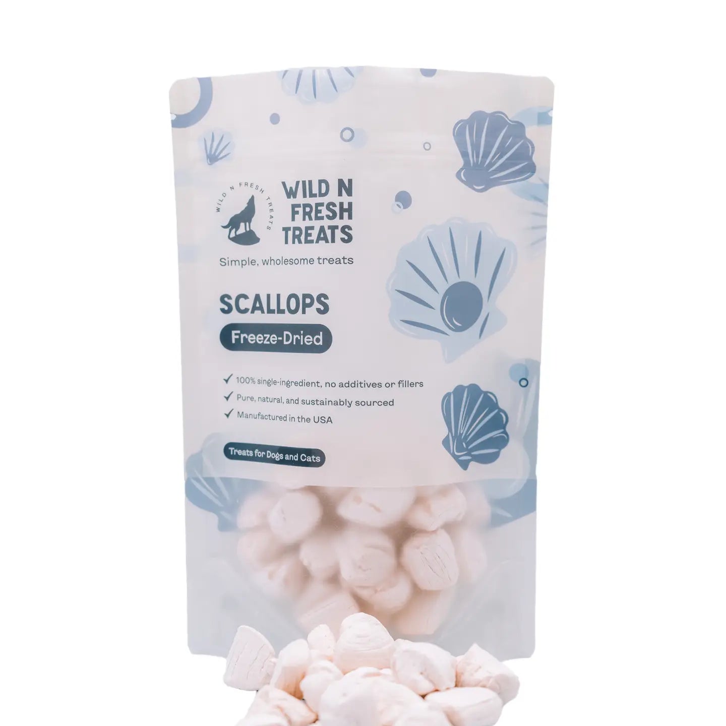 Wild n Fresh Treats Freeze-Dried Scallops