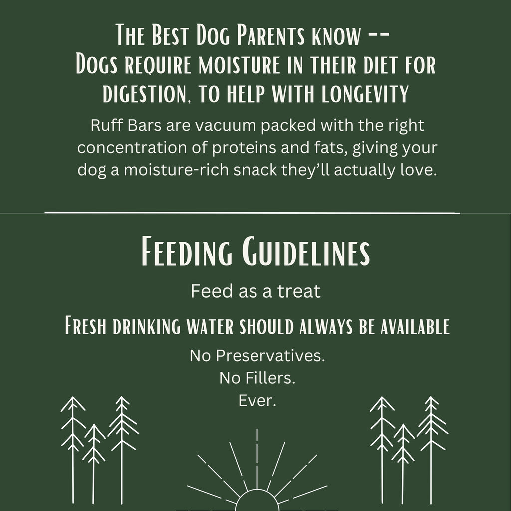 Ruff Bar Pork Ruff Bars - the First Protein Adventure Bar For Dogs