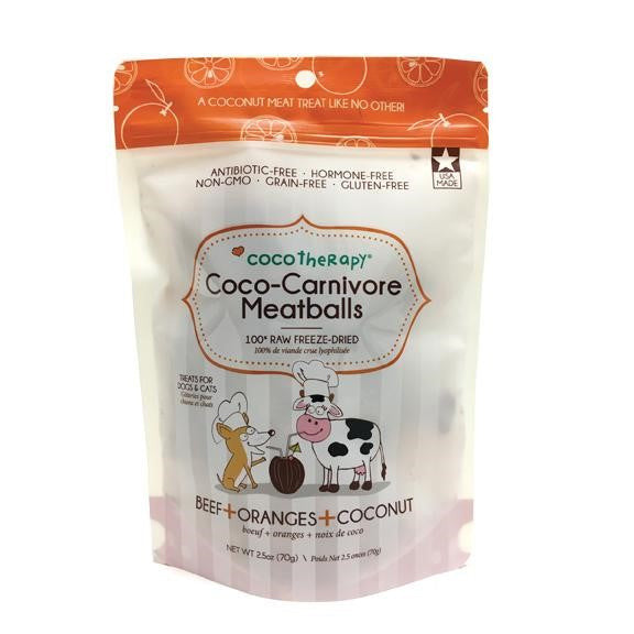 Coco Therapy Coco-Carnivore Meatballs – Beef + Orange + Coconut