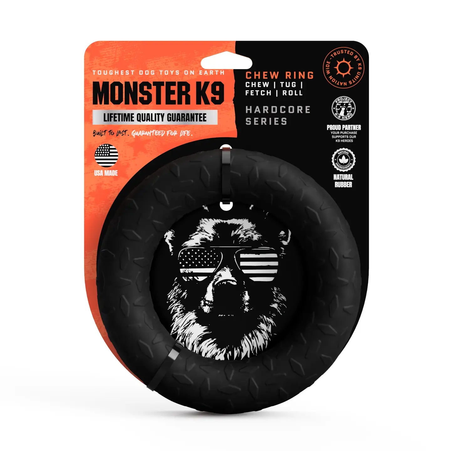Monster K9 Chew Ring Dog Toy