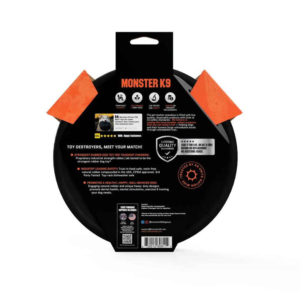 Monster K9 Aero Disc Dog Toy