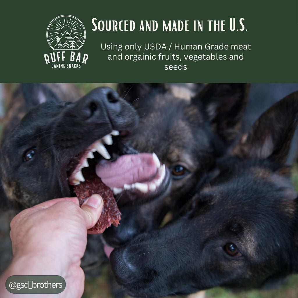 Ruff Bar Pork Ruff Bars - the First Protein Adventure Bar For Dogs