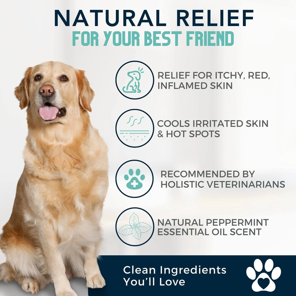4-Legger Cooling Organic Tea Tree Oil Dog Shampoo For Itchy Skin