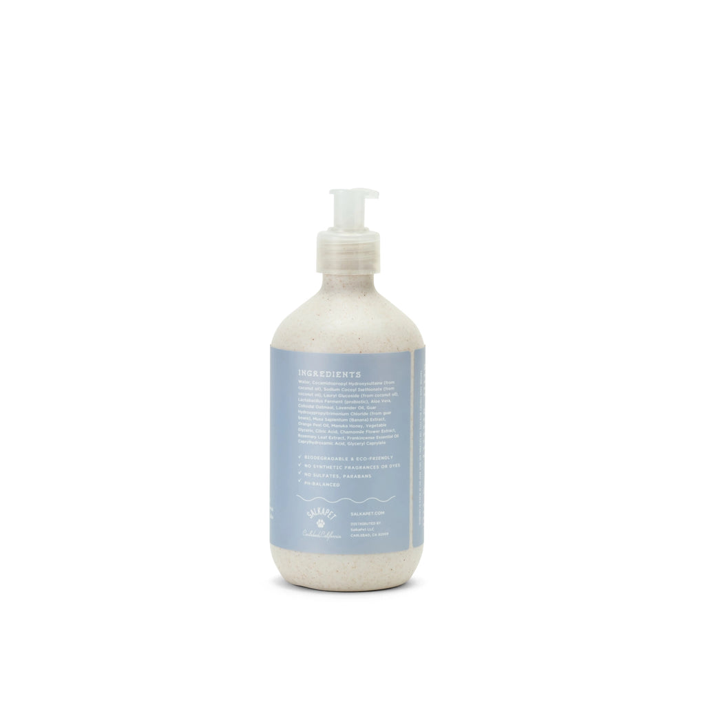 SalkaPet Natural Dog Shampoo With Oatmeal + honey