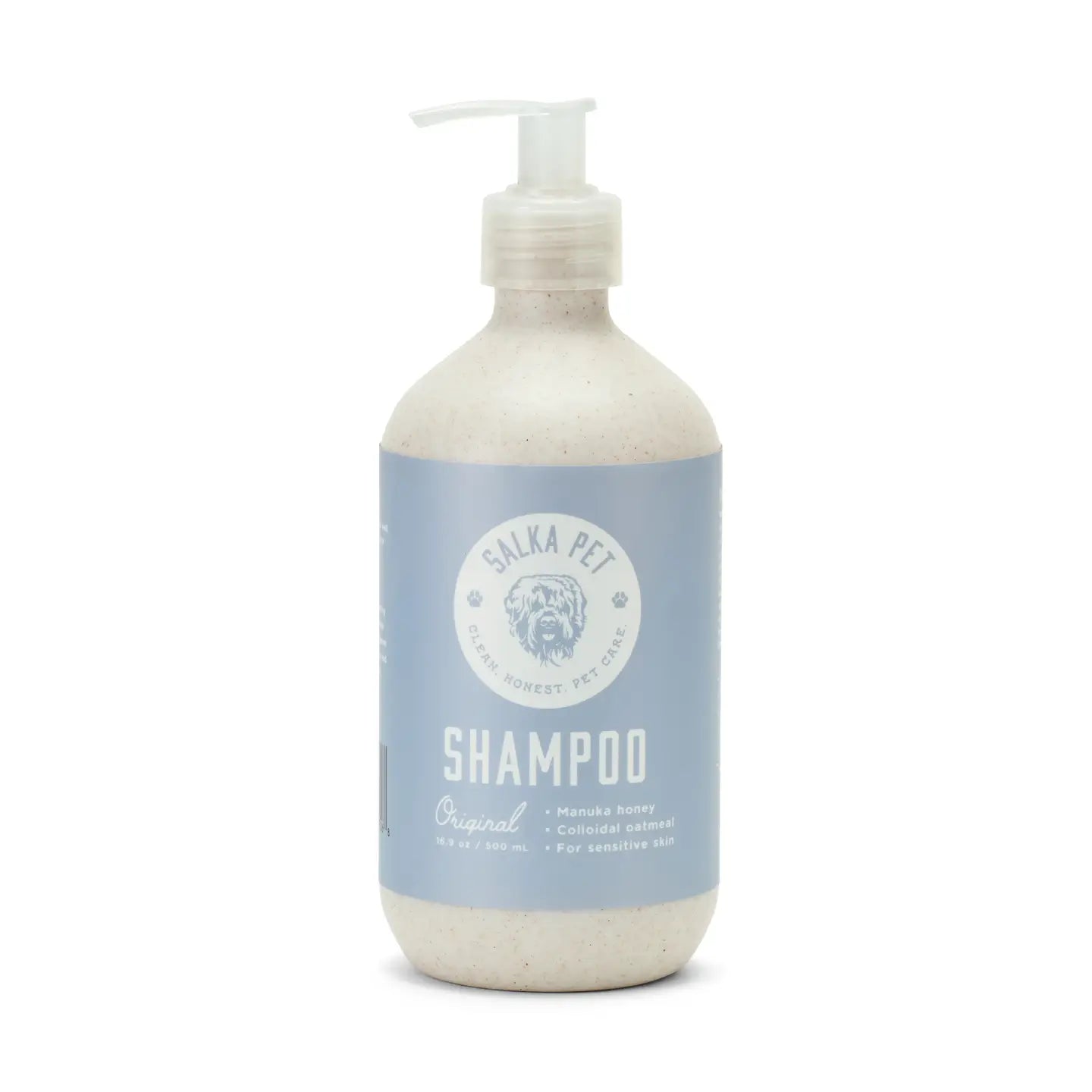 SalkaPet Natural Dog Shampoo With Oatmeal + honey